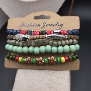 Fashion Jewelry Multicolor Beaded Bracelets